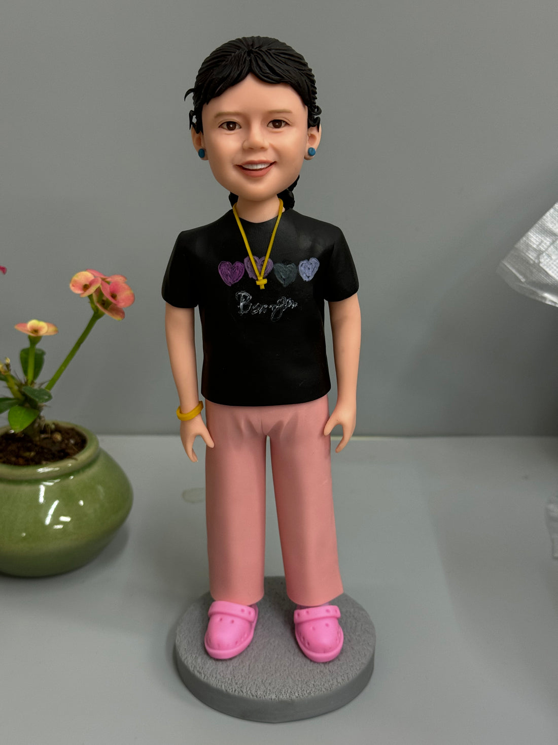 Fully Customizable 1 person Custom Bobbleheads With Engraved Text